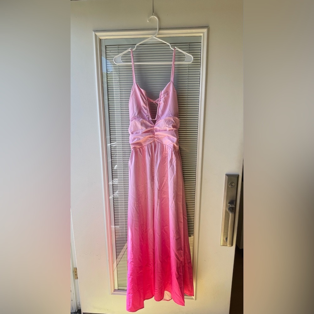 Cherley Pink Ombré Maxi Dress